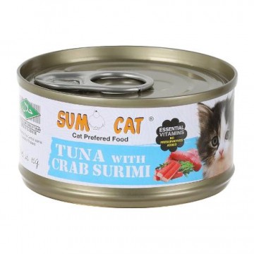 Sumo Cat Canned Food Tuna w/Crab Surimi 80g